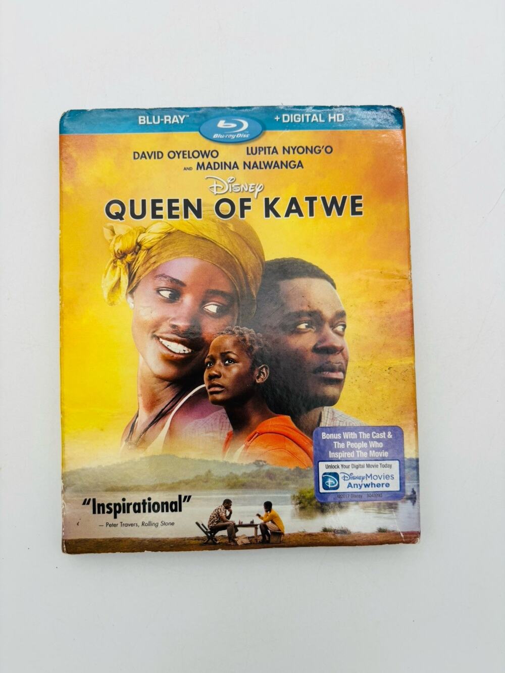 New Queen of Katwe (Blu-ray, 2016) w/slipcover BRAND NEW SEALED.